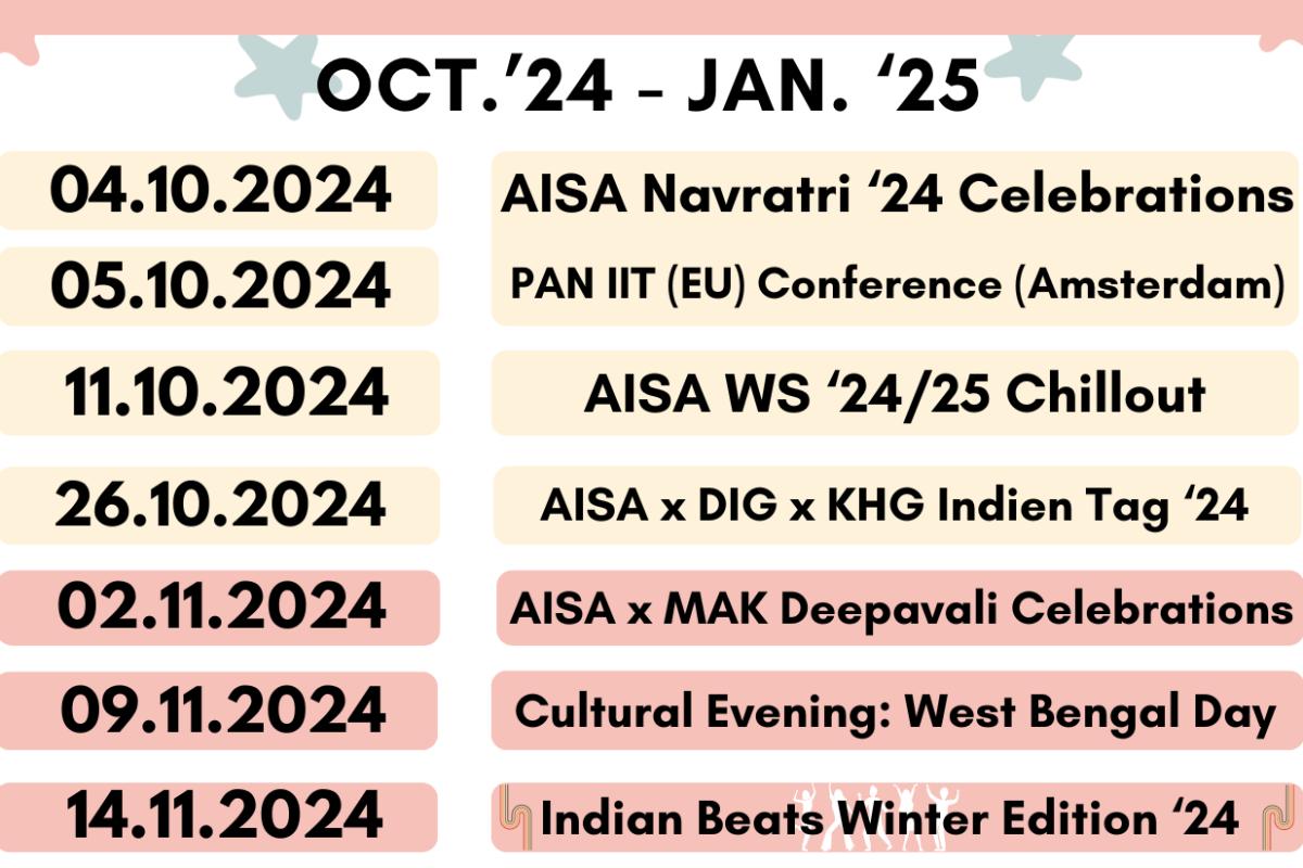 AISA EVENT KALENDER (April bis Juni 2024)