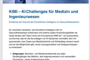 KIMI - KI Challenges für Medizin und Ingenieurwesen